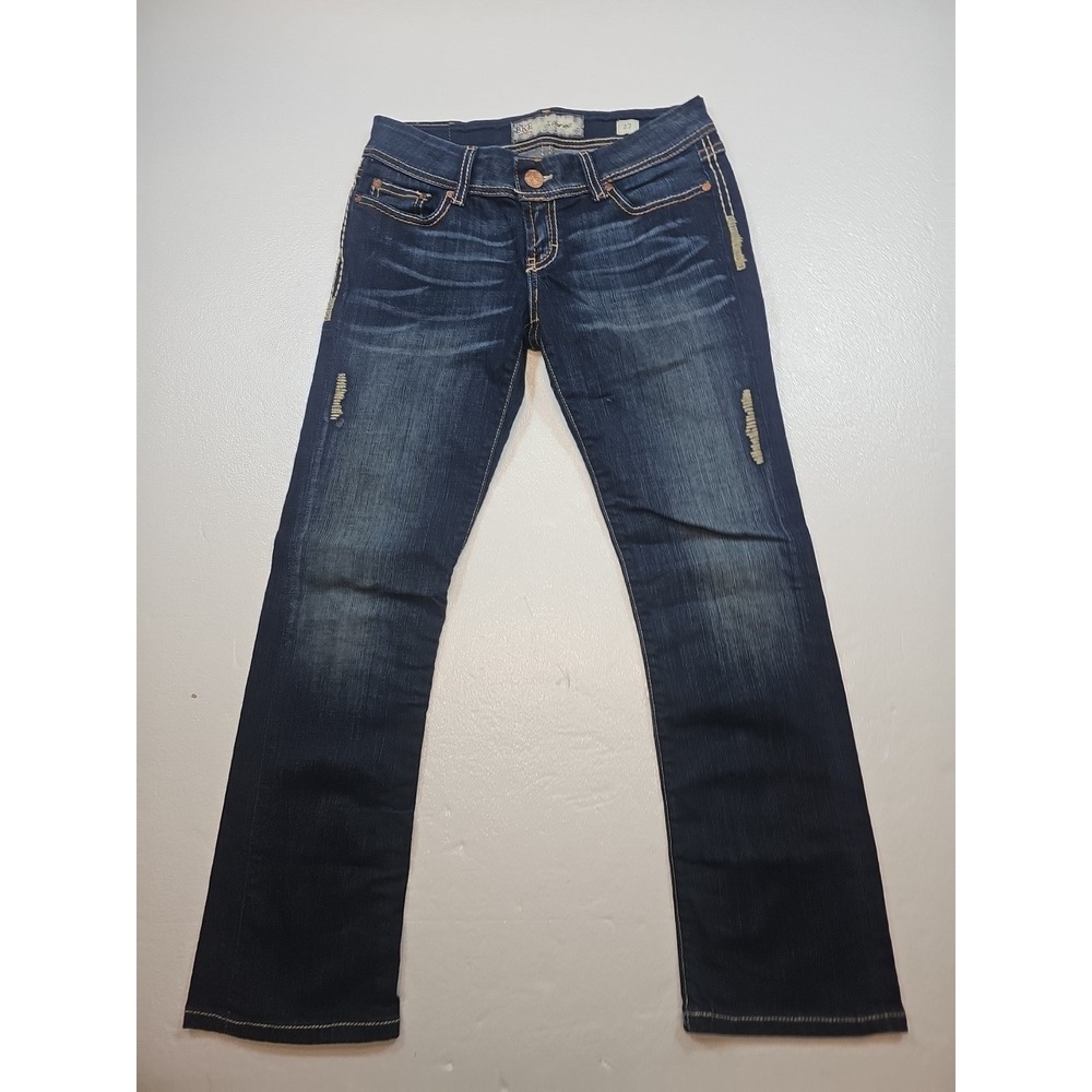 BUCKLE BKE Sabrina Slim Straight Low RISE JEANS Size 27(29x27.5)